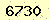 請輸入此驗證碼 : 6730