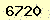請輸入此驗證碼 : 6720