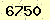 請輸入此驗證碼 : 6750