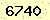 請輸入此驗證碼 : 6740