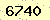 請輸入此驗證碼 : 6740