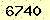 請輸入此驗證碼 : 6740