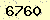 請輸入此驗證碼 : 6760