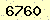請輸入此驗證碼 : 6760