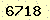 請輸入此驗證碼 : 6718