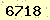 請輸入此驗證碼 : 6718