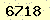 請輸入此驗證碼 : 6718