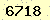 請輸入此驗證碼 : 6718