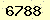 請輸入此驗證碼 : 6788
