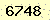 請輸入此驗證碼 : 6748
