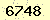 請輸入此驗證碼 : 6748