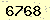 請輸入此驗證碼 : 6768