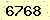請輸入此驗證碼 : 6768