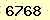 請輸入此驗證碼 : 6768