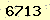 請輸入此驗證碼 : 6713