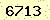請輸入此驗證碼 : 6713