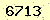 請輸入此驗證碼 : 6713