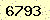 請輸入此驗證碼 : 6793