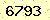 請輸入此驗證碼 : 6793