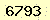 請輸入此驗證碼 : 6793