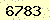 請輸入此驗證碼 : 6783