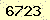 請輸入此驗證碼 : 6723