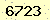 請輸入此驗證碼 : 6723