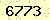 請輸入此驗證碼 : 6773