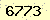 請輸入此驗證碼 : 6773
