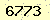 請輸入此驗證碼 : 6773