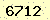 請輸入此驗證碼 : 6712