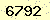 請輸入此驗證碼 : 6792