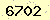 請輸入此驗證碼 : 6702