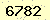請輸入此驗證碼 : 6782