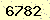 請輸入此驗證碼 : 6782