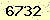 請輸入此驗證碼 : 6732