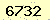 請輸入此驗證碼 : 6732