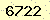 請輸入此驗證碼 : 6722
