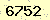 請輸入此驗證碼 : 6752