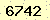 請輸入此驗證碼 : 6742