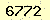 請輸入此驗證碼 : 6772