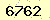 請輸入此驗證碼 : 6762