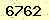 請輸入此驗證碼 : 6762