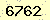 請輸入此驗證碼 : 6762