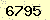 請輸入此驗證碼 : 6795