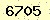 請輸入此驗證碼 : 6705