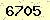 請輸入此驗證碼 : 6705