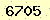 請輸入此驗證碼 : 6705