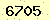 請輸入此驗證碼 : 6705