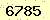 請輸入此驗證碼 : 6785